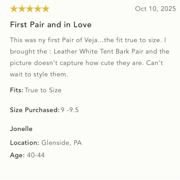 Veja VolleyOT Leather White and Bark Sneakers in Size women’s 10 New in Box - Picture 8 of 8